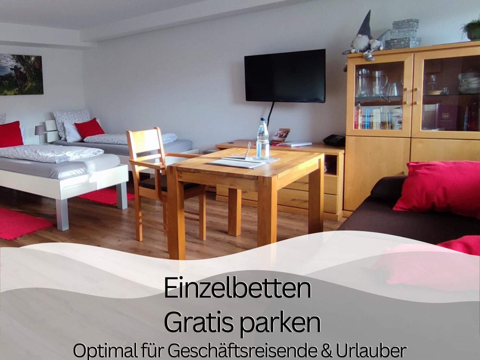 Ferienwohnung Trifts | Einzelbetten | Parkplatz Wangen im Allgaeu Bagian luar foto